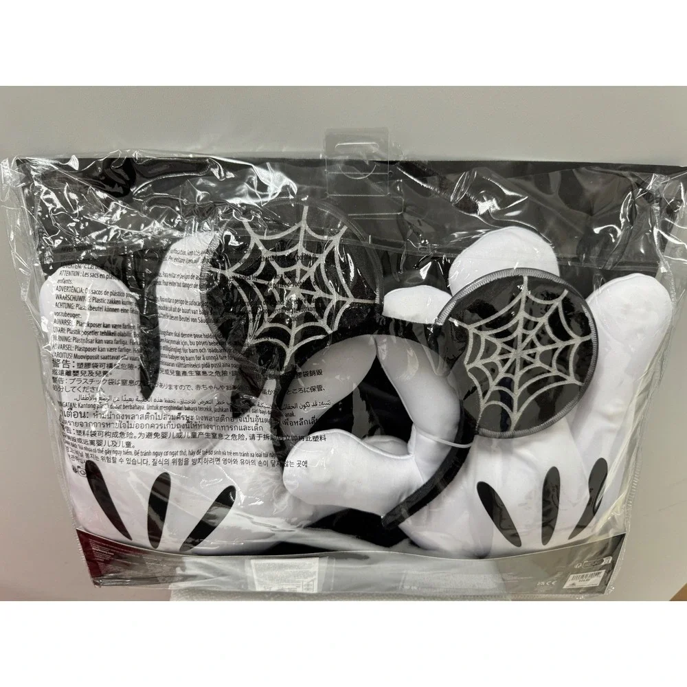 Disney Mickey Mouse Adult Skeleton Costume‎ Accessory Set Halloween Light Up